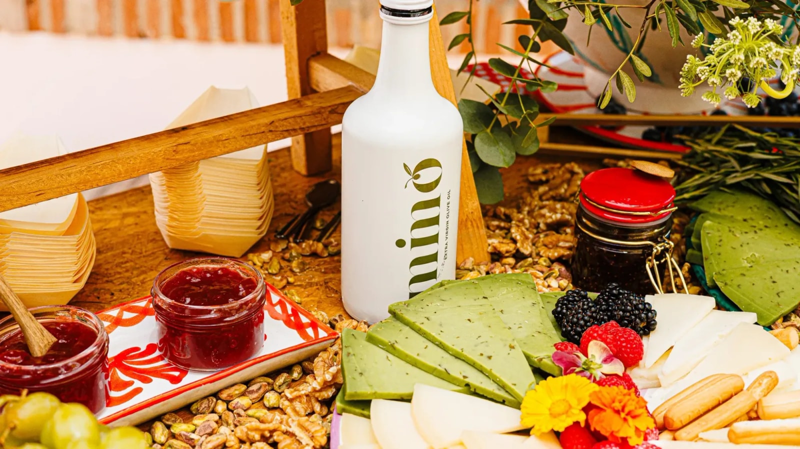 Productos de cosecha propia de Mimo Catering