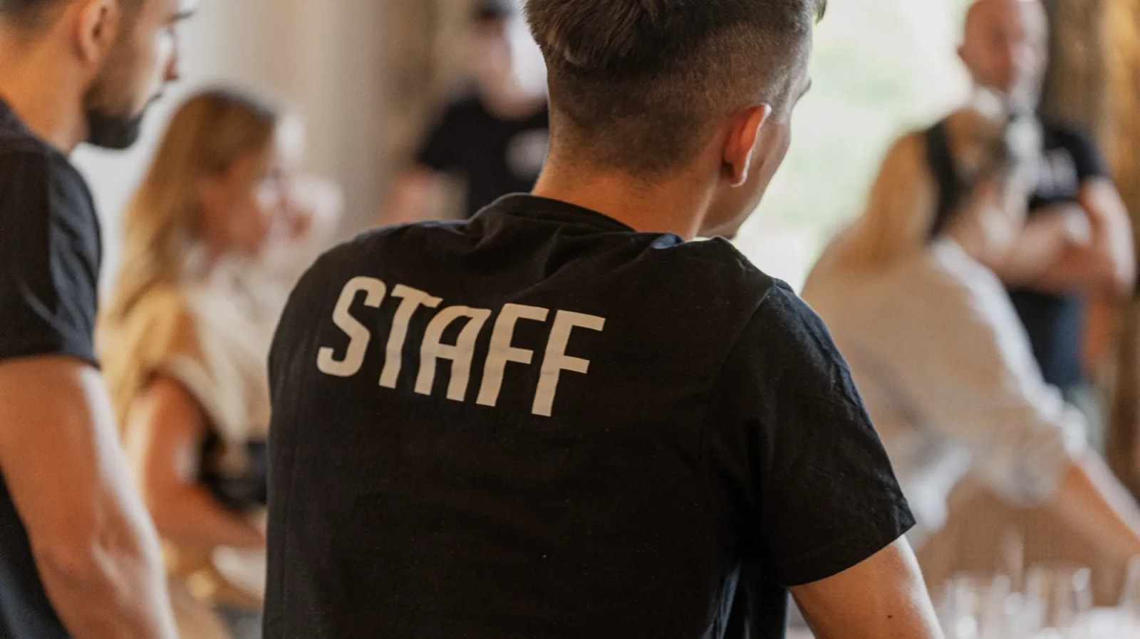 Equipo de Mimo Catering en un evento